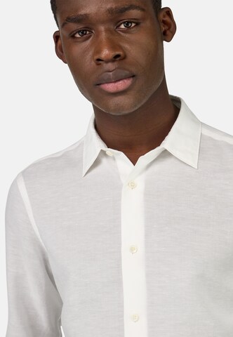 Boggi Milano Regular fit Button Up Shirt in White