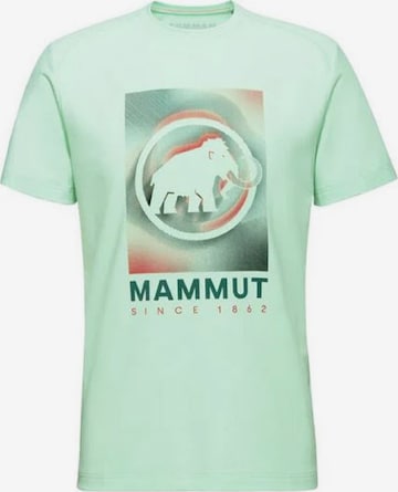 MAMMUT Shirt 'Trovat' in Grün: predná strana