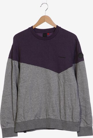 Ragwear Sweatshirt & Zip-Up Hoodie in L in Grey: front