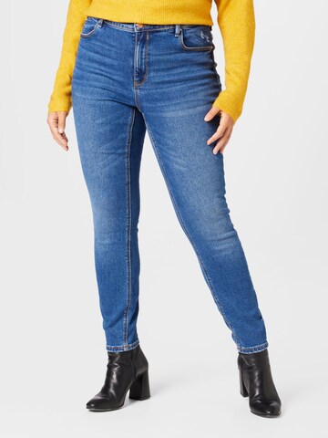 Regular Jeans 'SOPHIA' de la Vero Moda Curve pe albastru: față