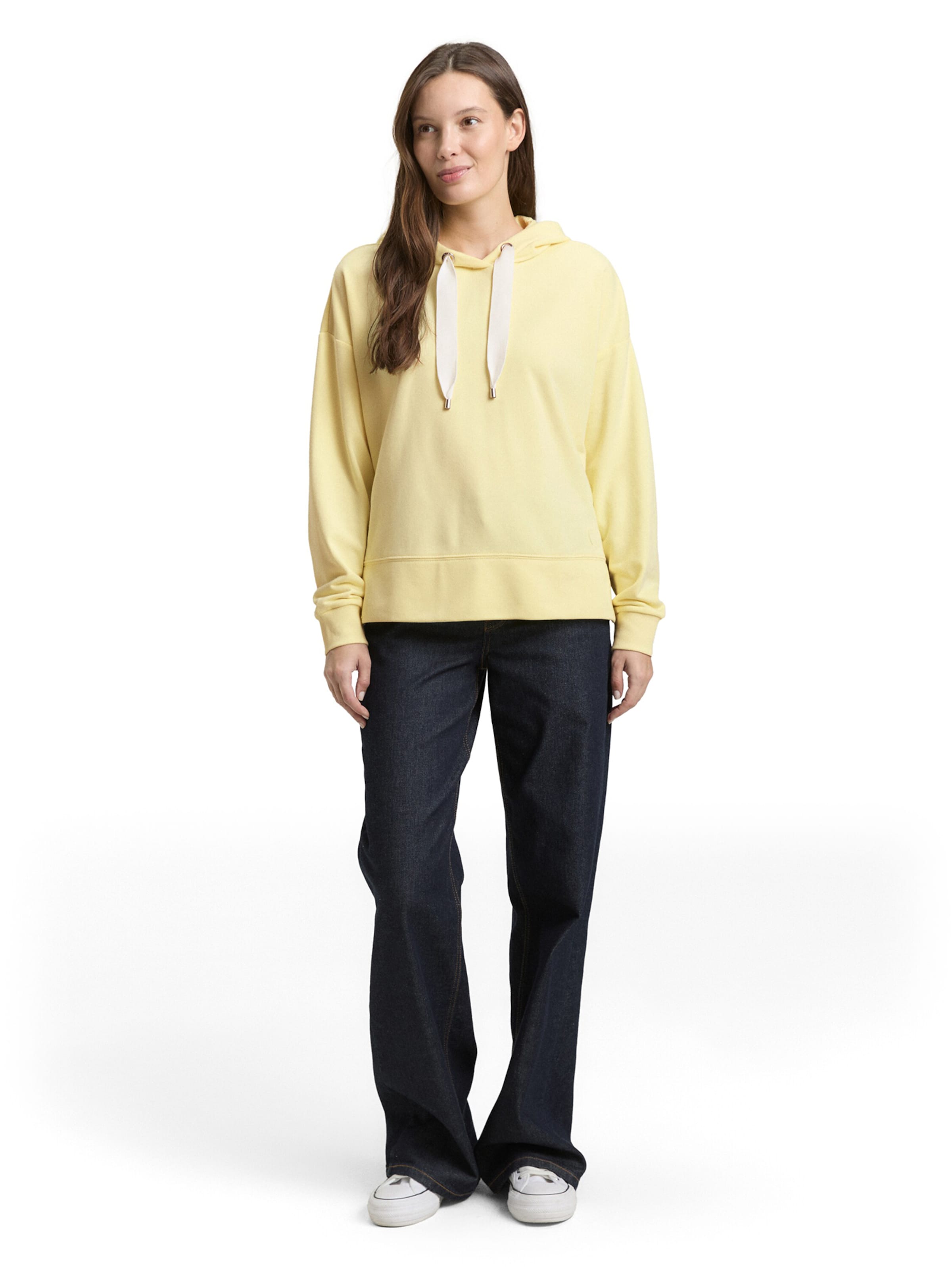 Sweat-shirt TOM TAILOR en jaune