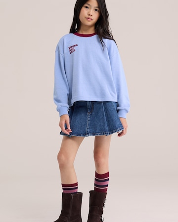 Sweat-shirt WE Fashion en bleu