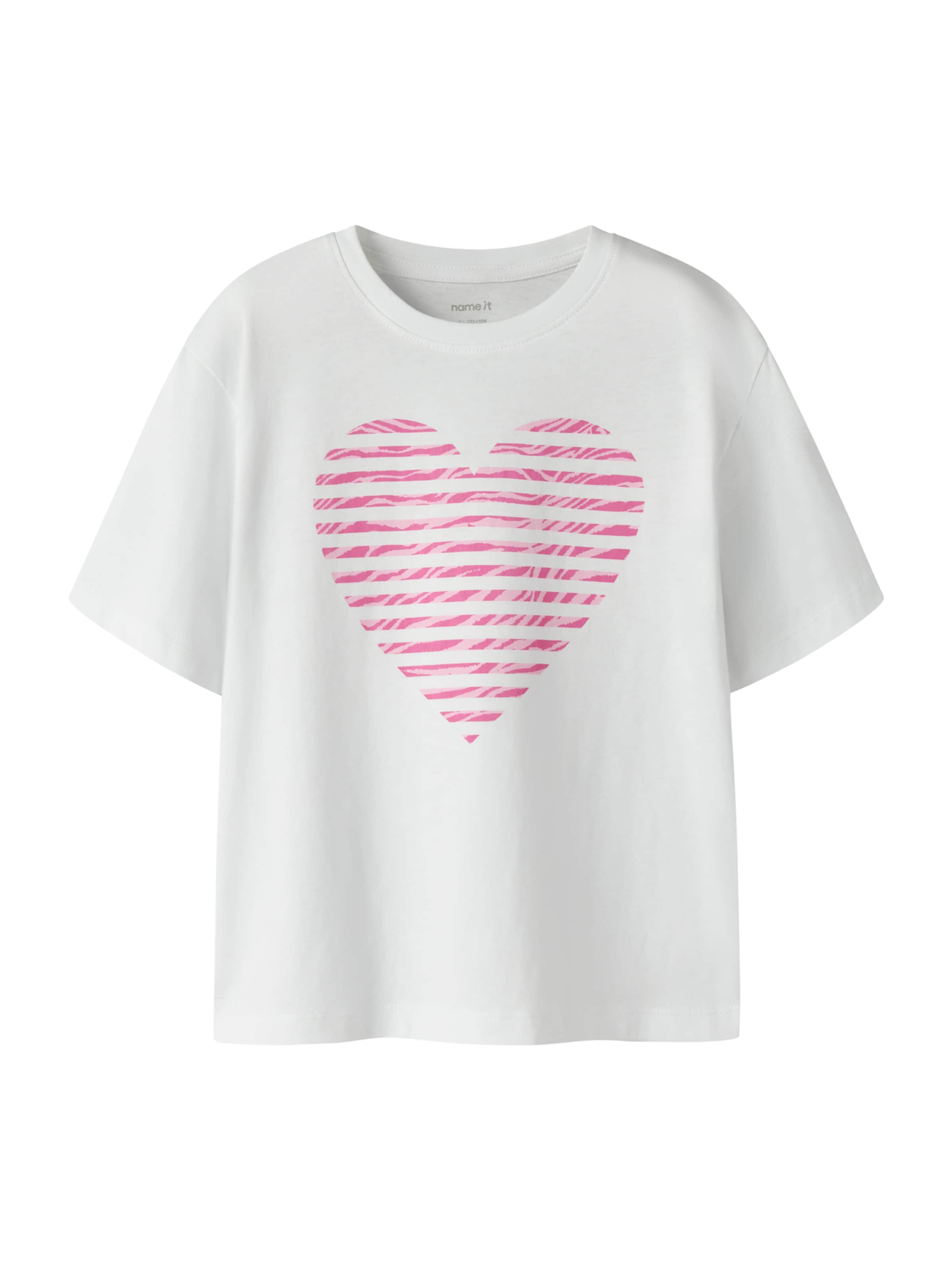 NAME IT T-shirt i vit: framsida