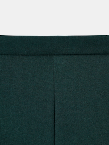 MANGO Rozšírený strih Nohavice s pukmi 'IRESE' - Zelená