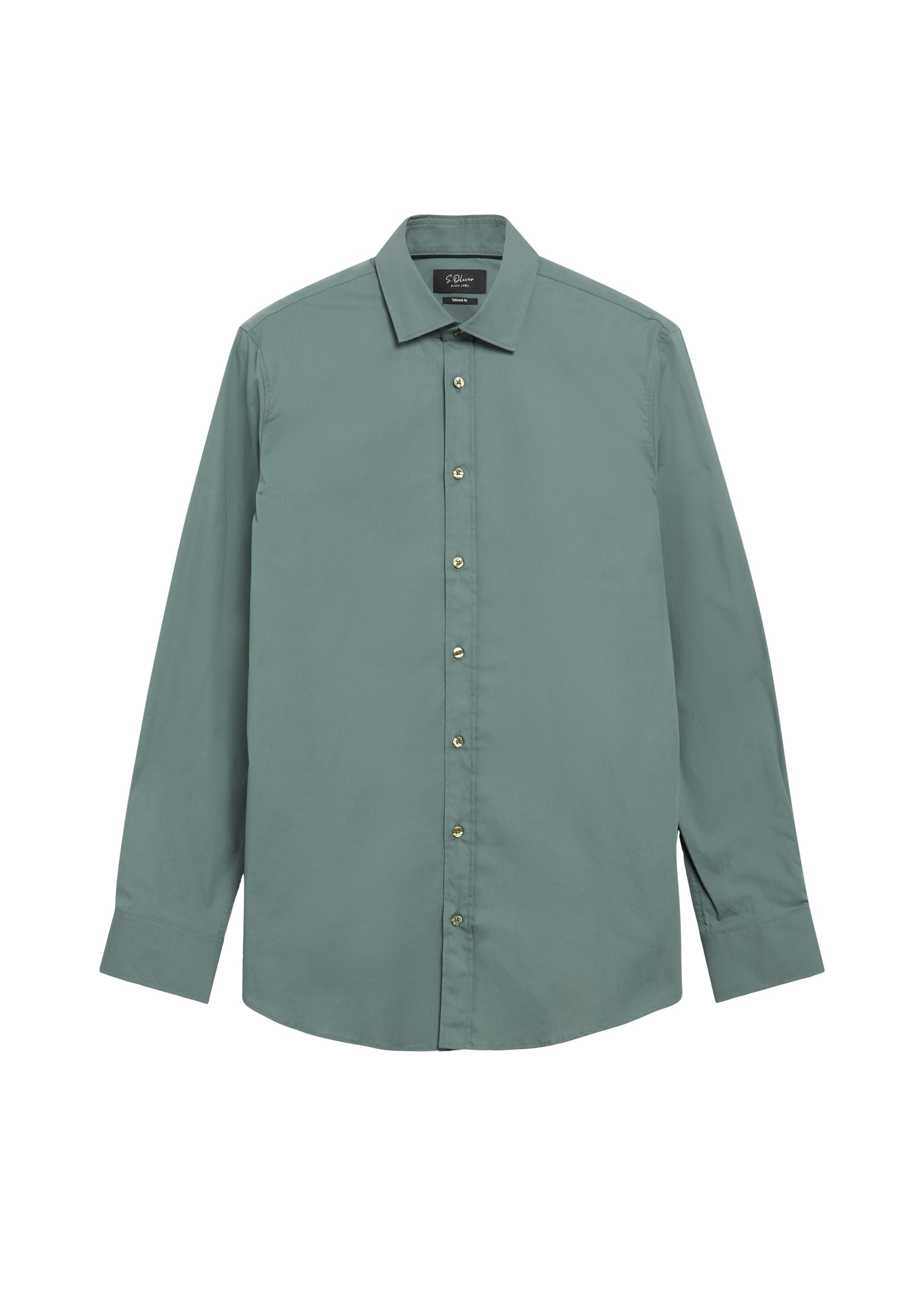 Coupe slim Chemise s.Oliver en vert : devant