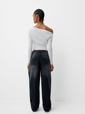 Bershka Тениска в бяло