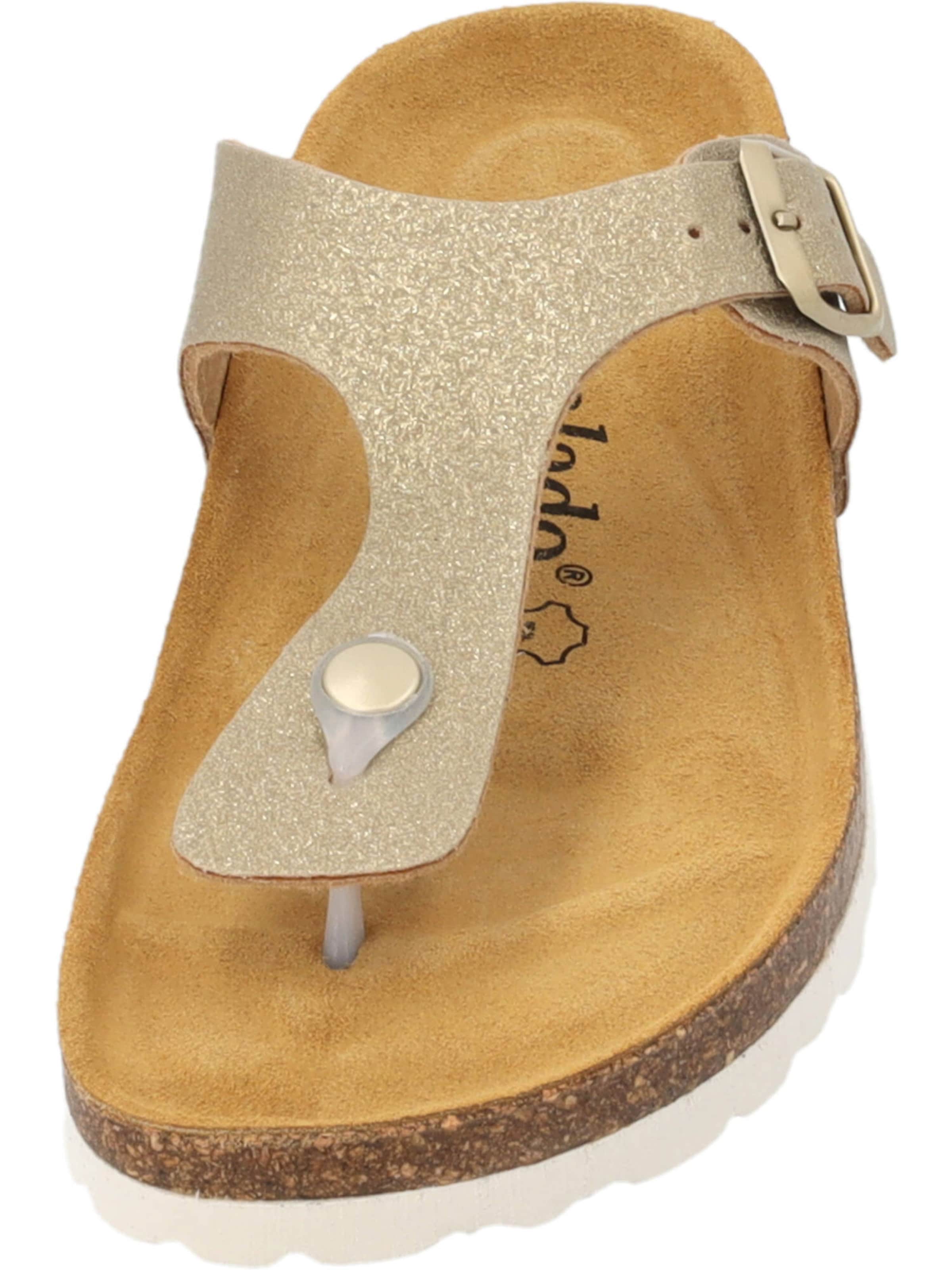 Palado by Sila Sahin Ujjelválasztó-pántos szandál 'Kos Magnolia' - sárga