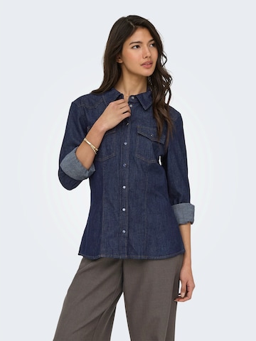 ONLY - Blusa 'ONLOLIVIA' en azul: frente