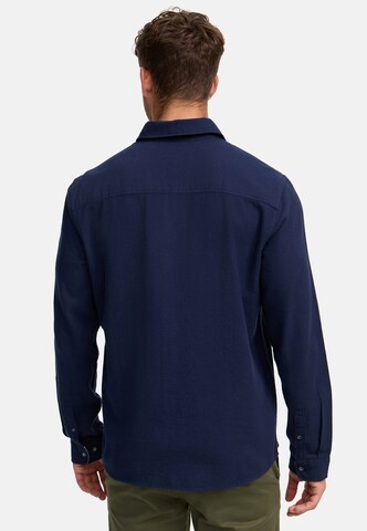 INDICODE JEANS Regular fit Button Up Shirt in Blue