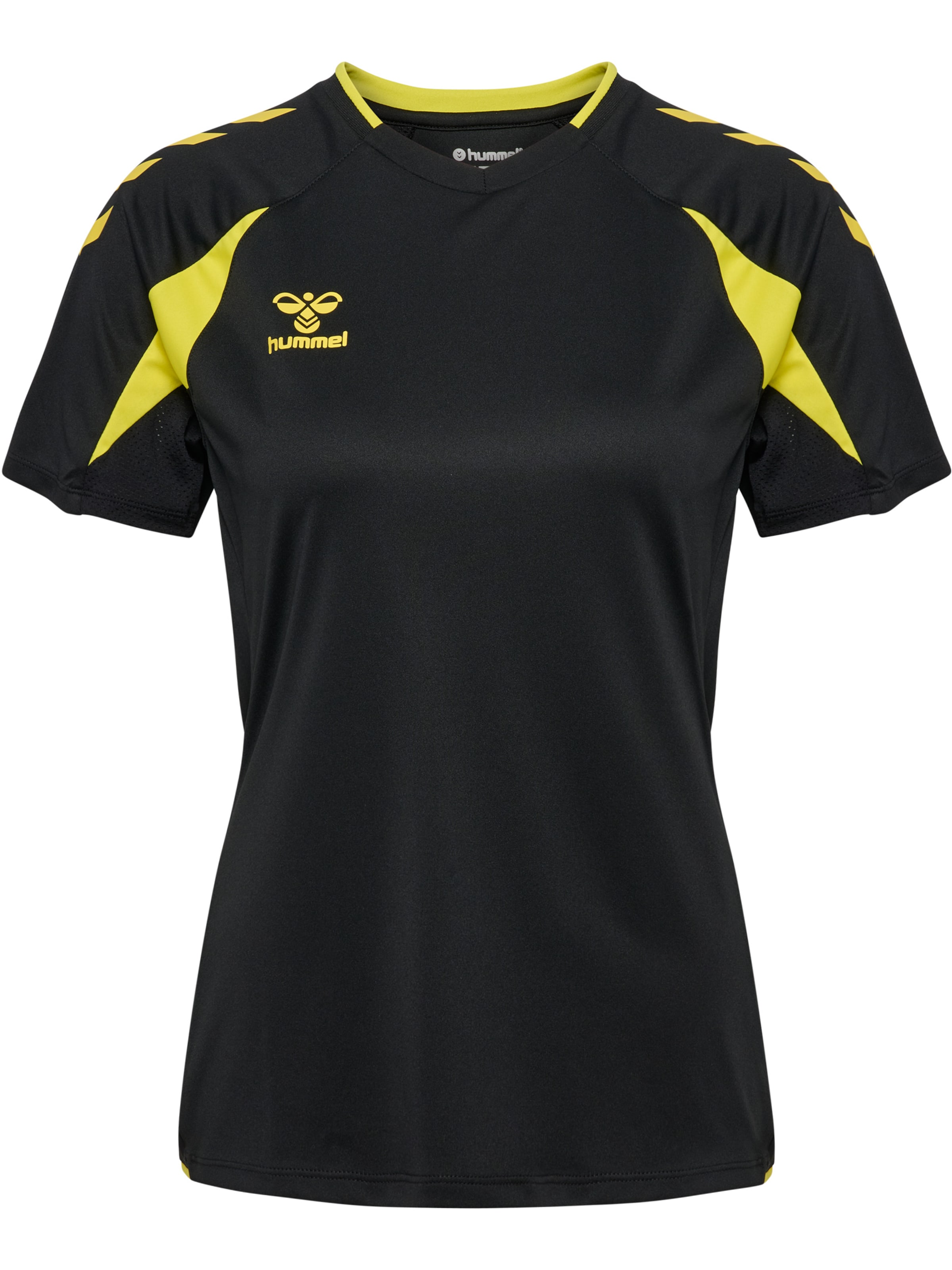Hummel Functioneel shirt 'Core 2.0' in XXL in de kleur Geel / Zwart, Productweergave