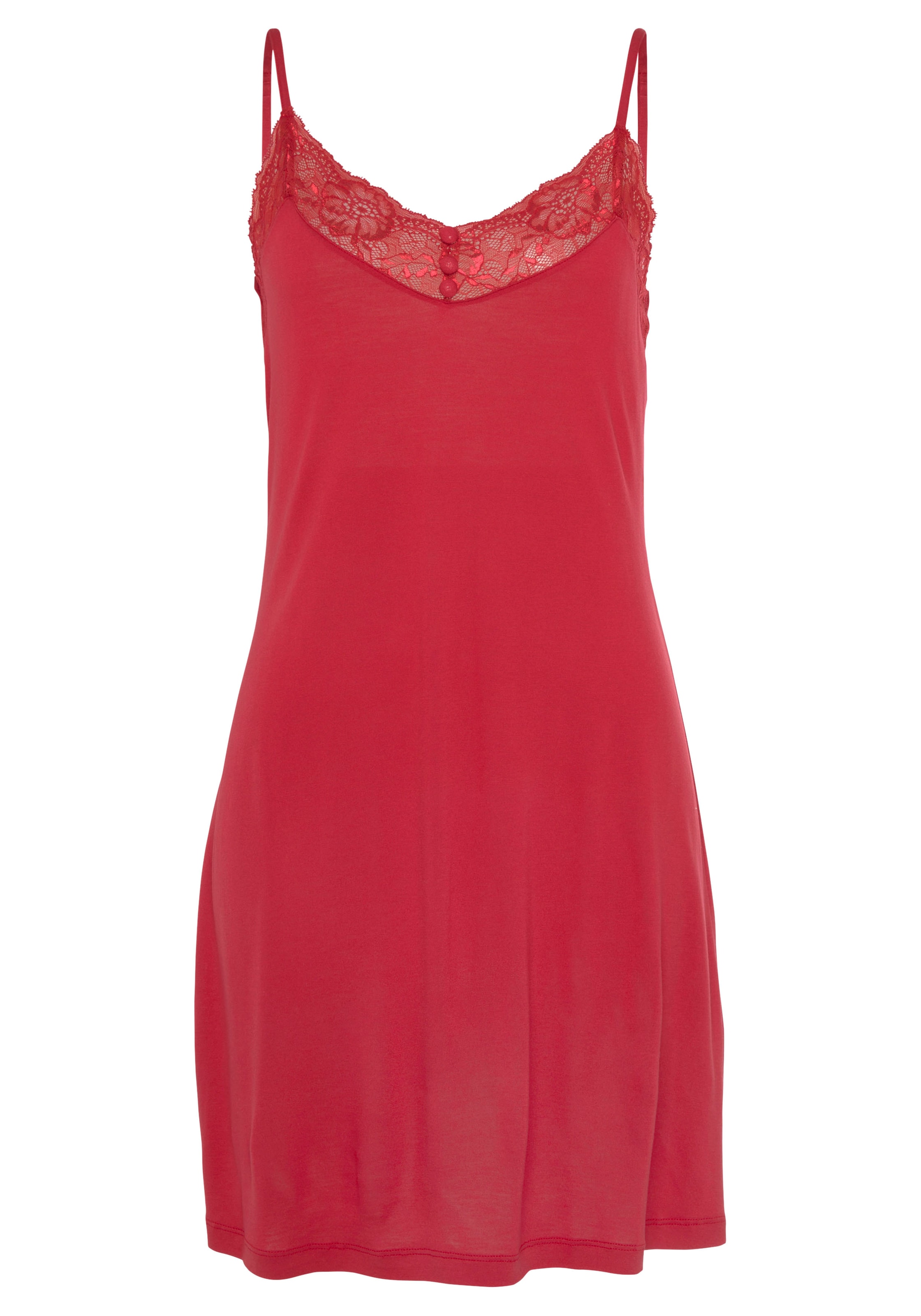 LASCANA Yömekko värissä punainen: etupuoli
