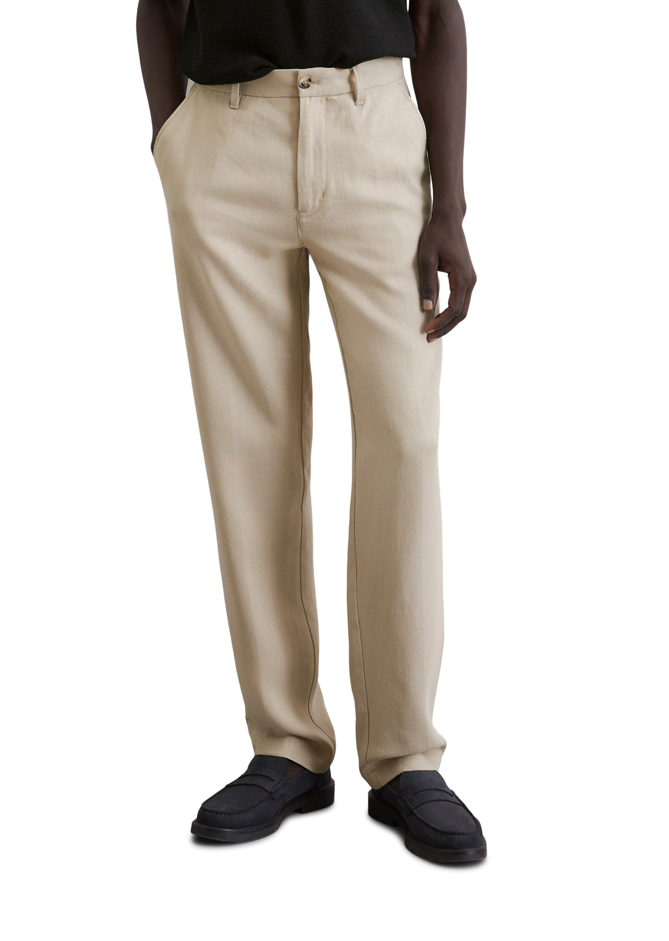 Marc O'Polo Regular Chino Pants in Beige: front