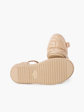 Sandales Pisamonas en beige