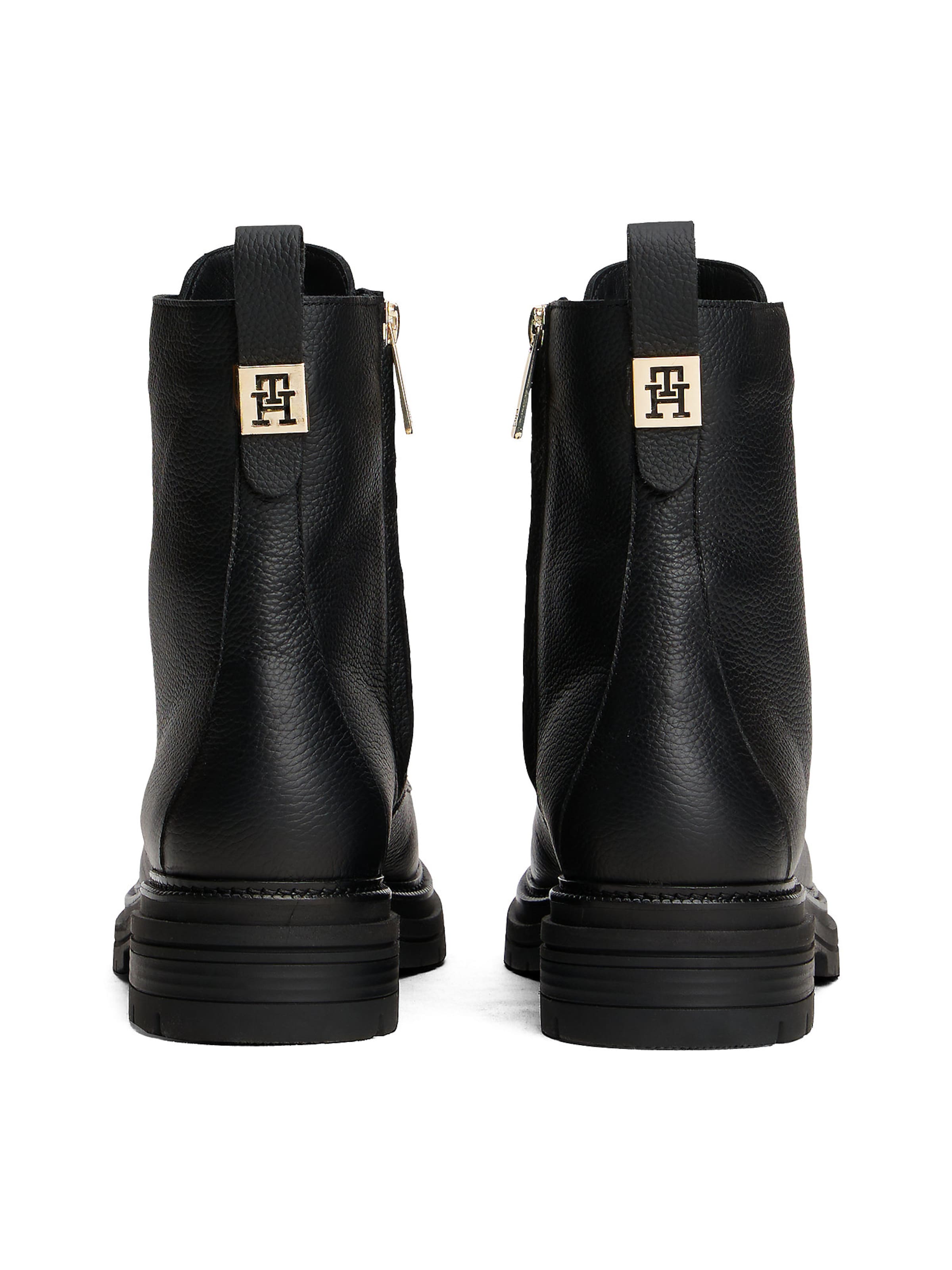 Bottines à lacets TOMMY HILFIGER en noir