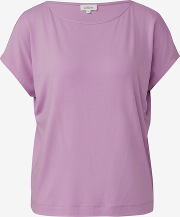 T-shirt s.Oliver en violet : devant