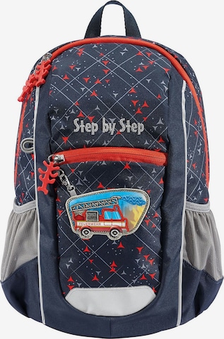 STEP BY STEP Backpack 'KIGA' in Blue: front