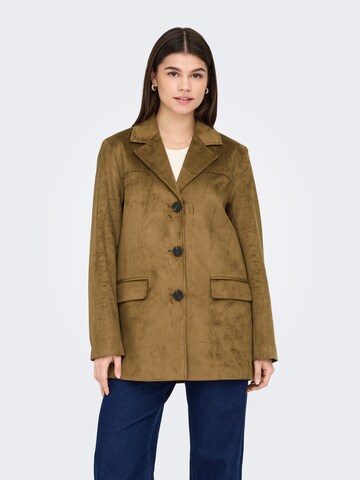 ONLY Between-seasons coat 'TULIP' in Brown: front