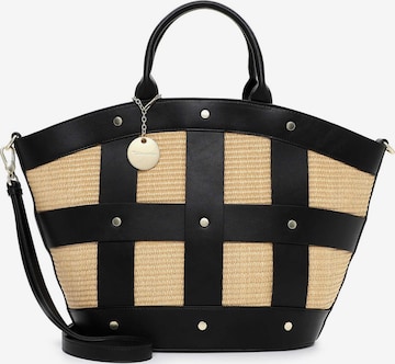 Tamaris "Чанта тип ""Shopper""" 'Kirsti' в черно: отпред