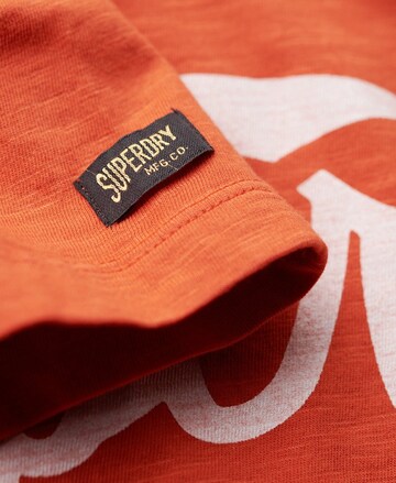 Superdry Shirt 'Copper Label' in Oranje