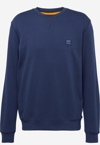 BOSS - Sweatshirt 'Westart' em azul: frente