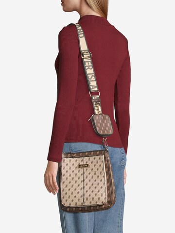 River Island Crossbody Bag in Brown