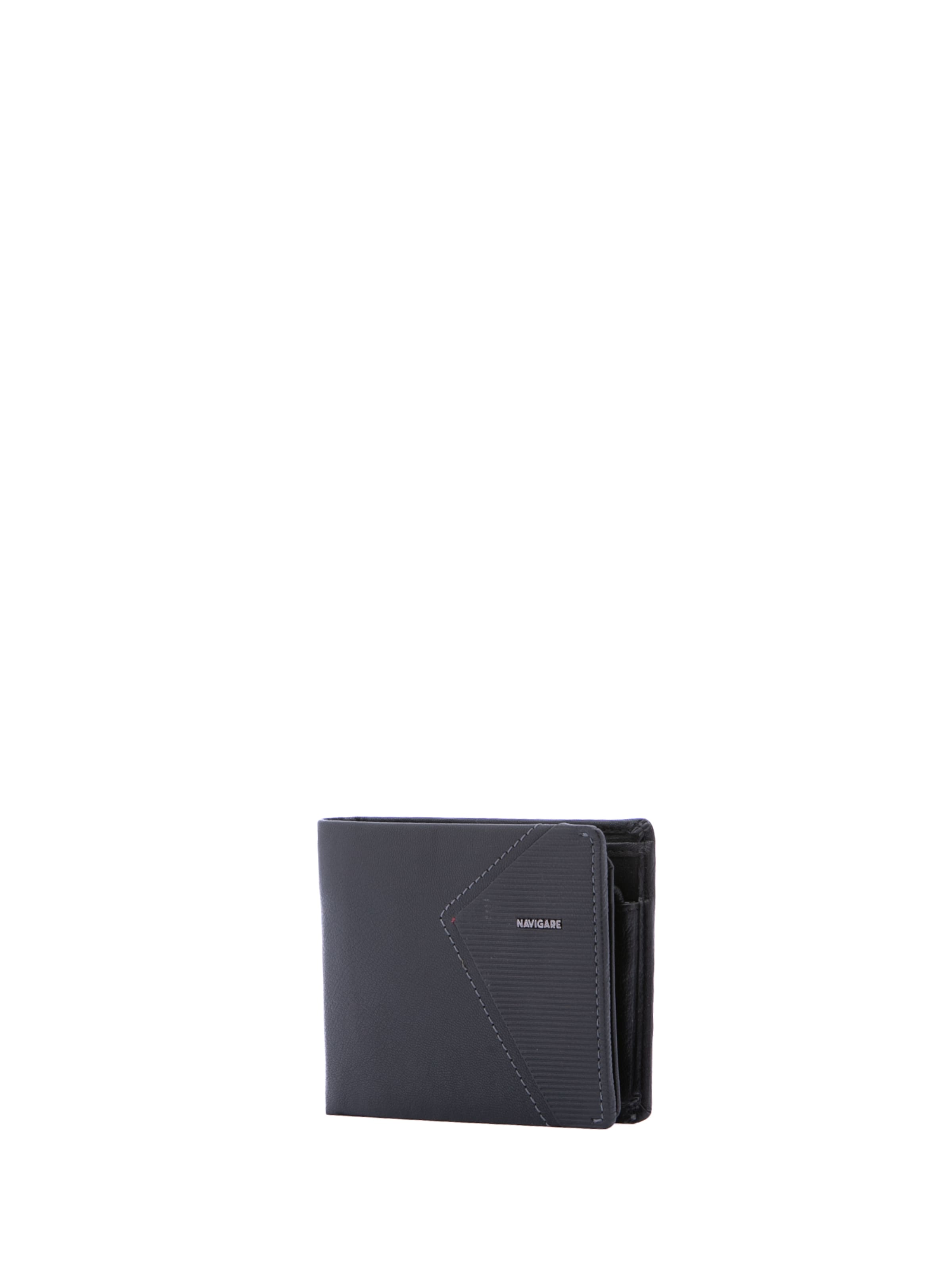 Navigare Wallet in Black: front