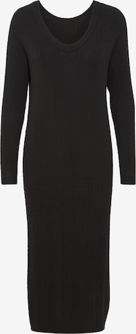 ICHI Knitted dress 'KAVA' in Black: front