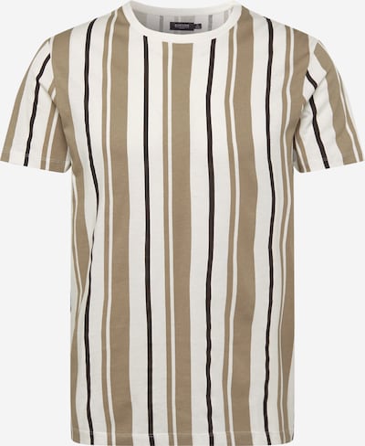BURTON MENSWEAR LONDON T-Shirt in beige / schwarz / weiß, Produktansicht
