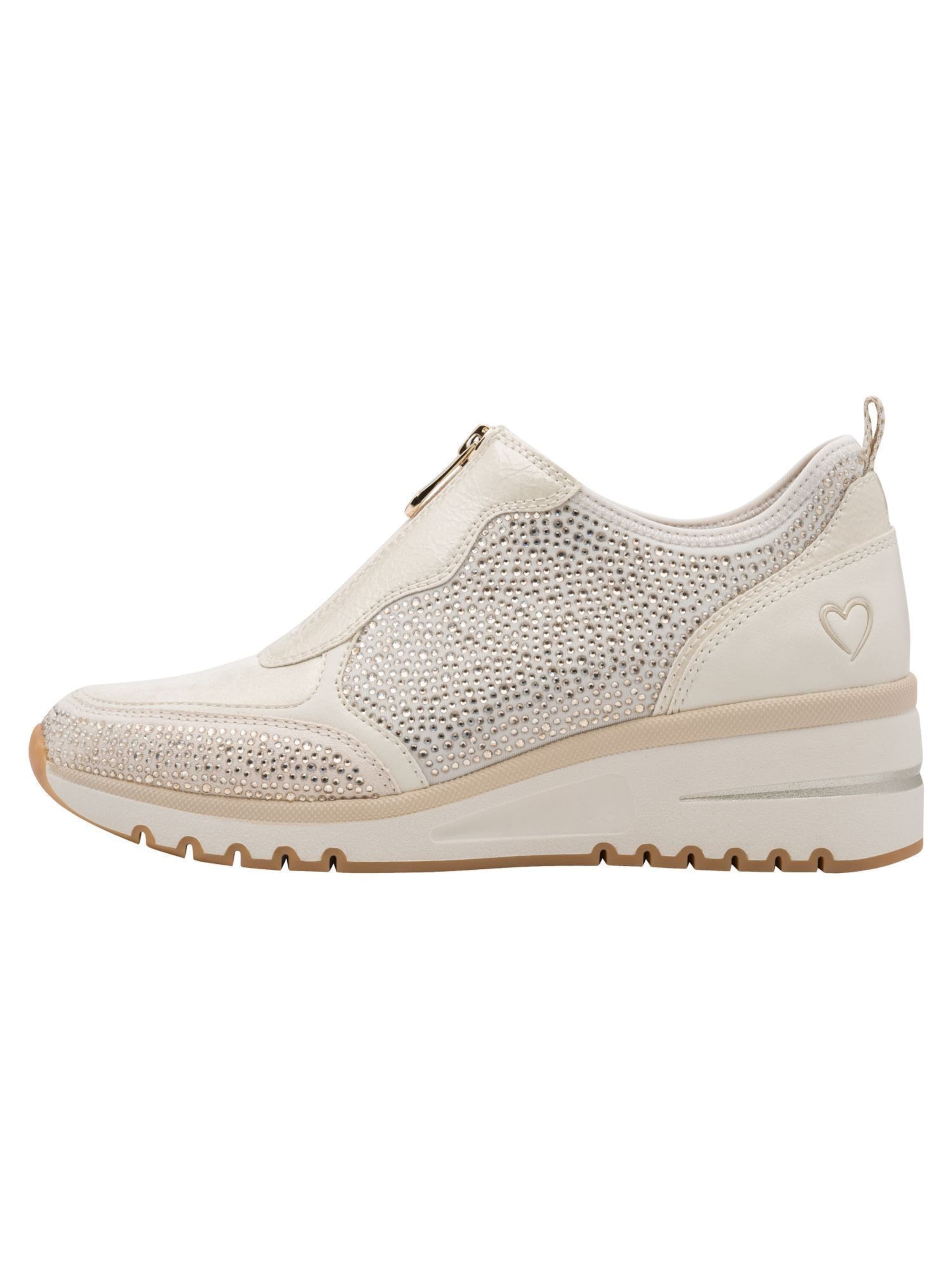 MARCO TOZZI Sneakers laag in Beige