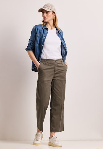 STREET ONE Loose fit Pleated Pants in Brown