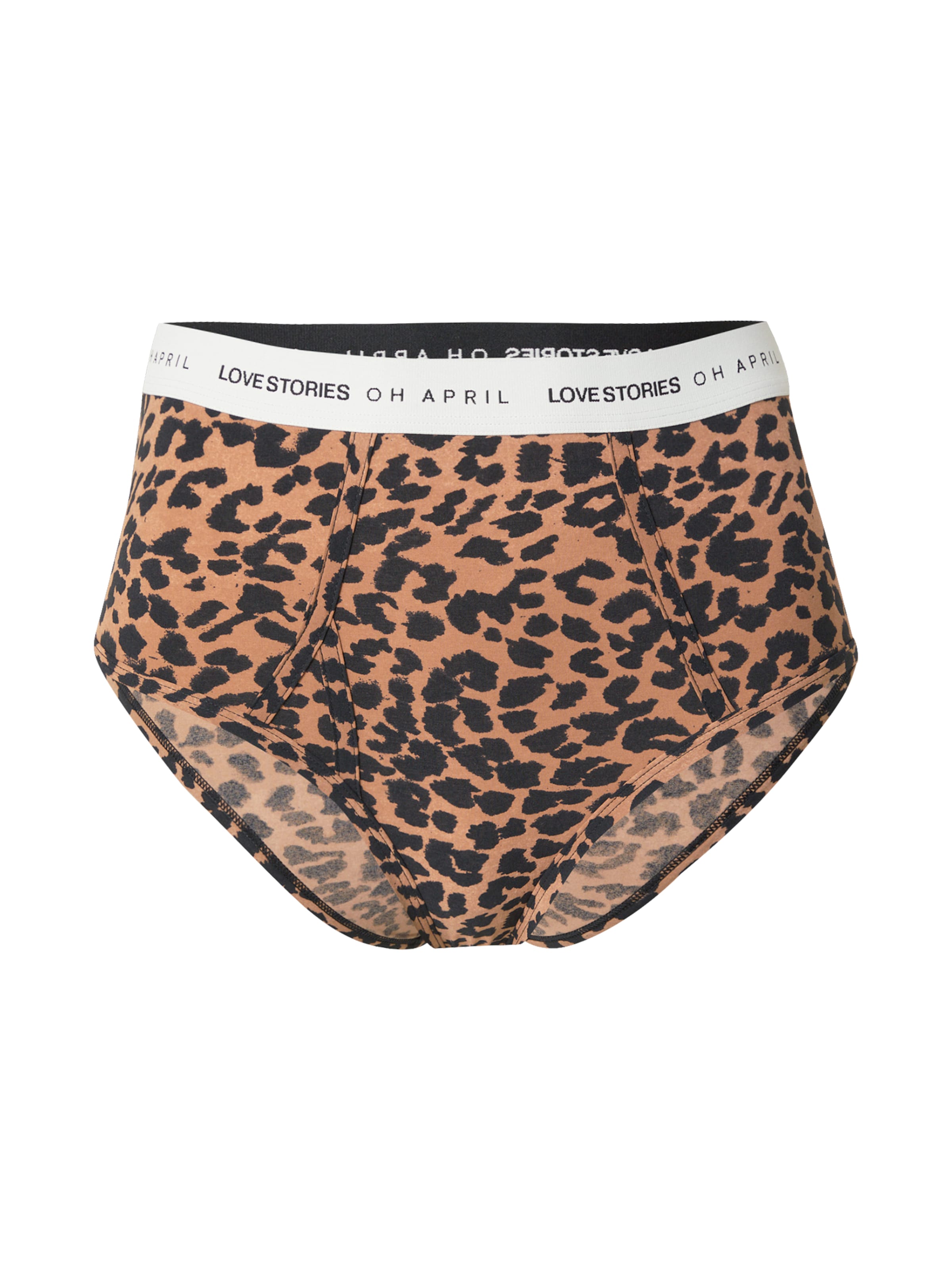 OH APRIL Σλιπ 'OH APRIL x LOVE Stories - Moonflower' σε καφέ: μπροστά