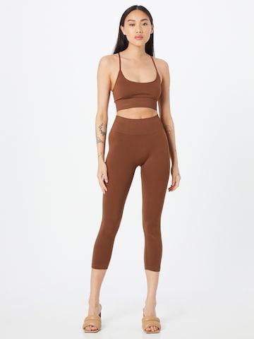 Nasty Gal Joggingpak in Bruin: voorkant