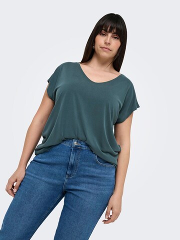 ONLY Carmakoma Shirts 'CARNicky' i grøn