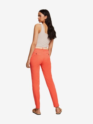 ESPRIT Slimfit Hose in Orange