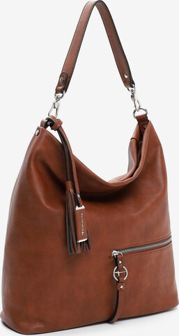 TAMARIS Shoulder bag 'Nele ' in Brown
