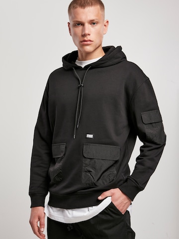 Urban Classics - Sweatshirt 'Commuter' em preto: frente