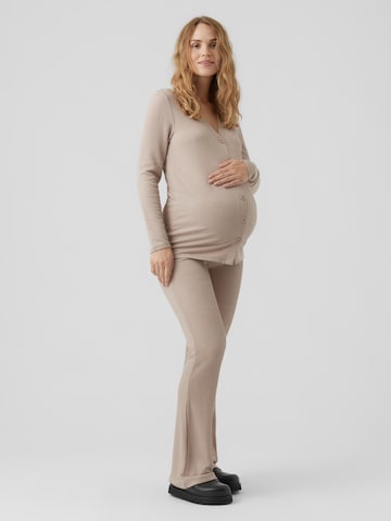 Vero Moda Maternity Плетена жилетка в бежово