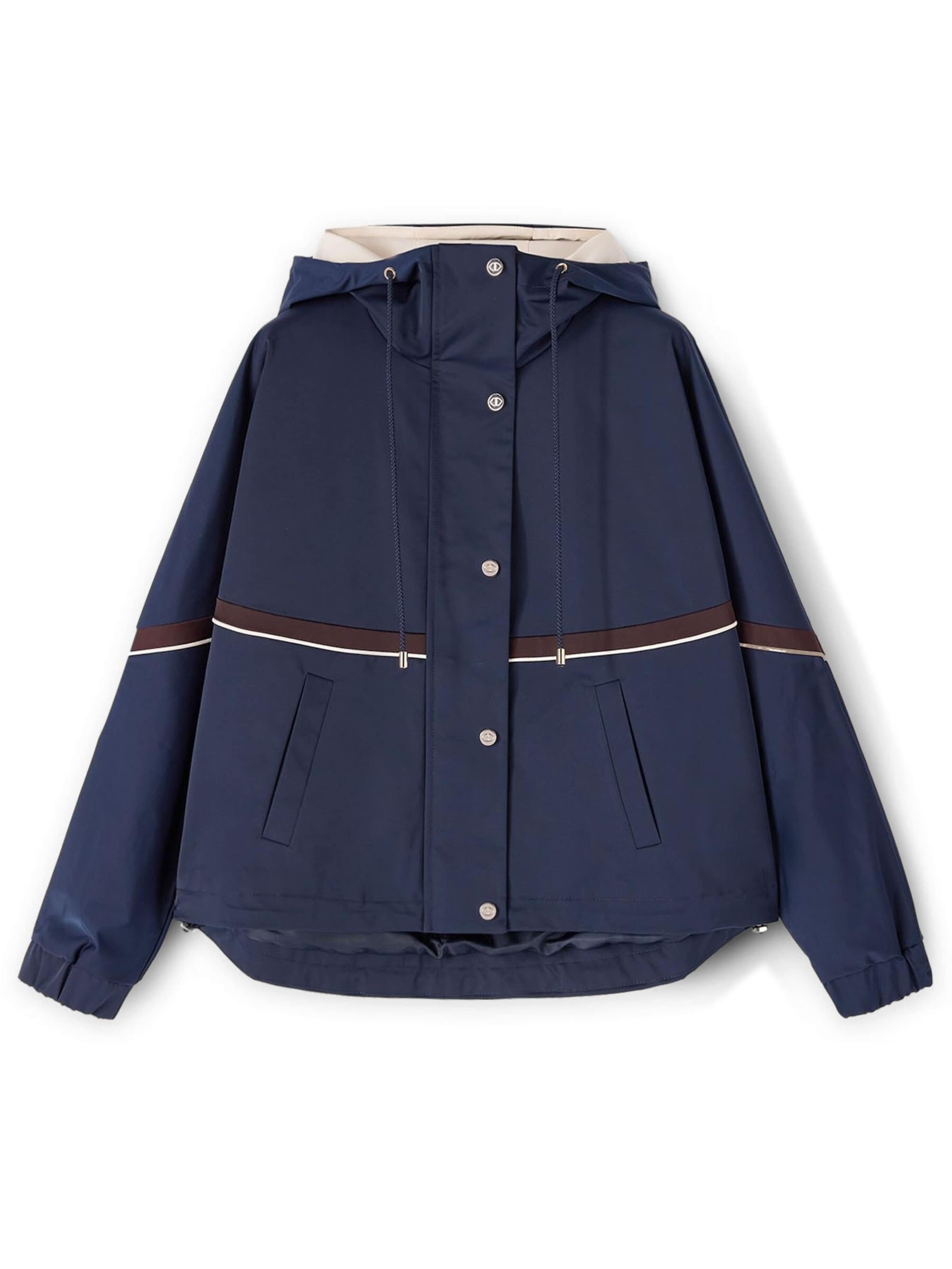 Manteau d’hiver MOTIVI en bleu : devant