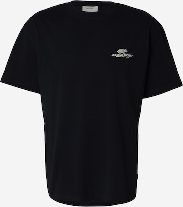 Les Deux - Camiseta 'Exhibition' en negro: frente