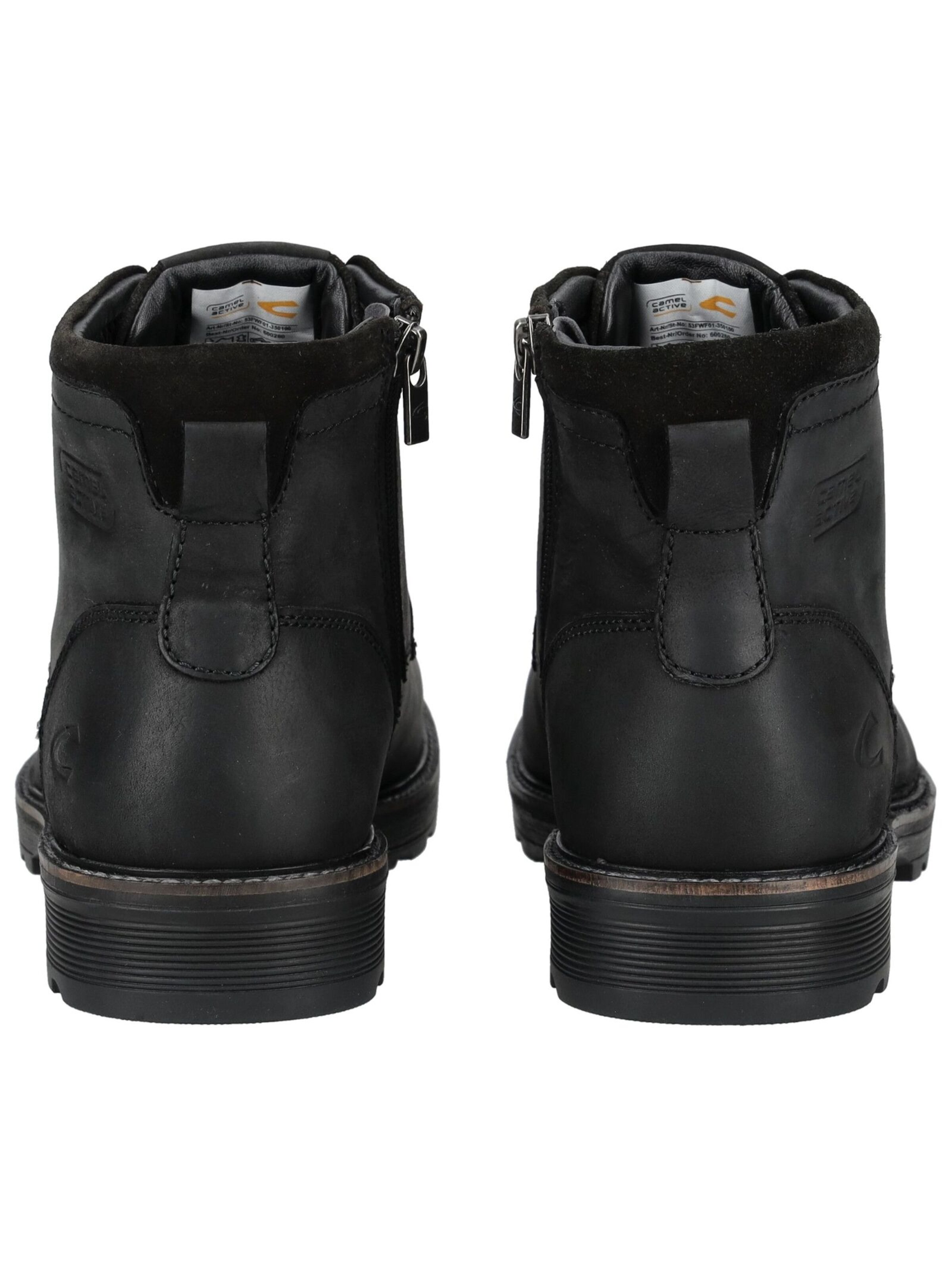 CAMEL ACTIVE Lace-up boots 'Flow' in Black