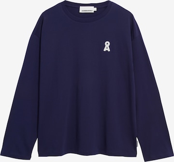 ARMEDANGELS Longsleeve ICONIC Å FIETAA LONGSLEEVE in Blau: Vorderseite