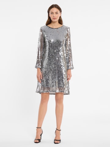 Ana Alcazar Evening dress ' Abda ' in Silver