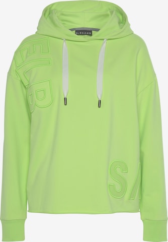 Sweat-shirt Elbsand en jaune : devant