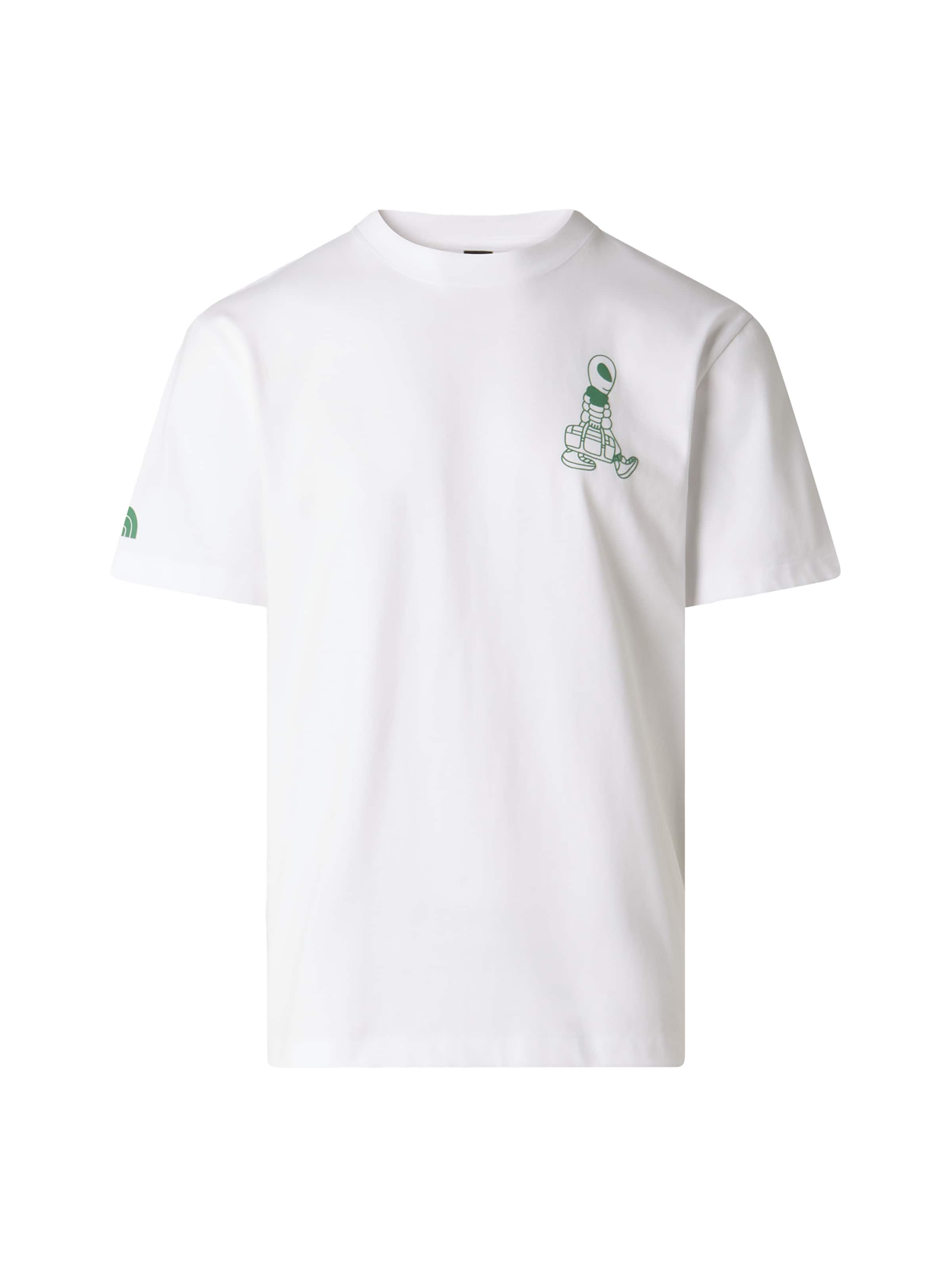 THE NORTH FACE Mezek 'M ALIEN  RELAXED SHORT SLEEVE TEE-GRAPHI' - fehér: elől