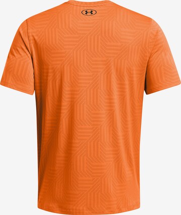UNDER ARMOUR Performance Shirt 'Vent Geotessa' in Orange