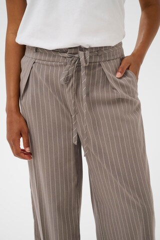 Kaffe Wide Leg Hose 'KAMeril' in Grau