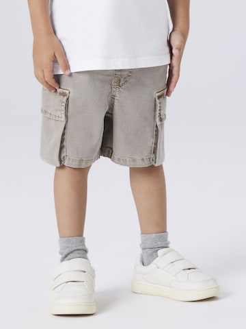 Regular Jeans 'NMMBEN B CARGO MK SHORTS 7805-PO NO' de la NAME IT pe gri