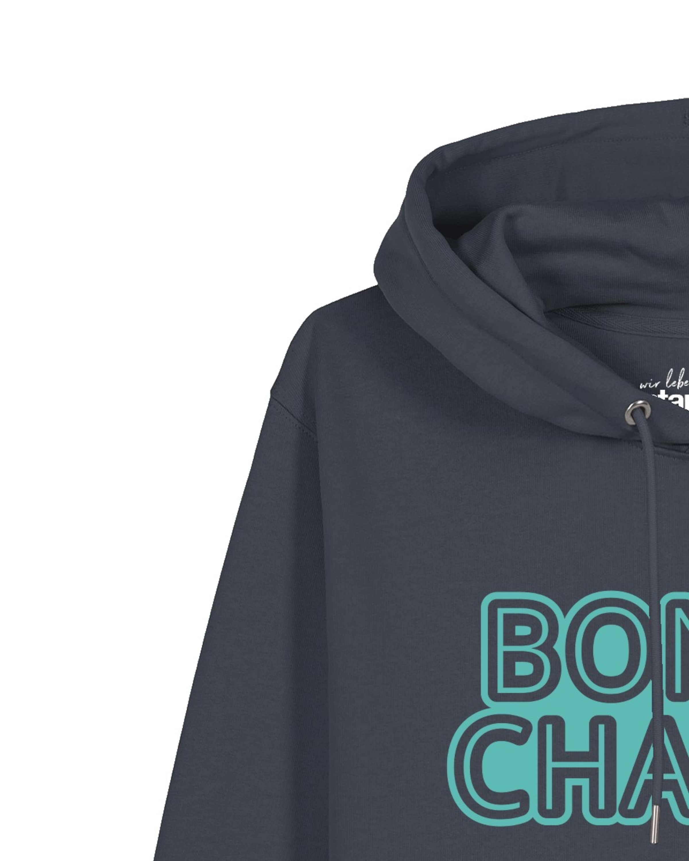 Sweat-shirt 'Bonne Chance' Watapparel en gris