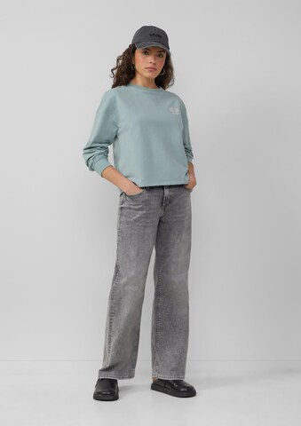 QS Sweatshirt in Grün