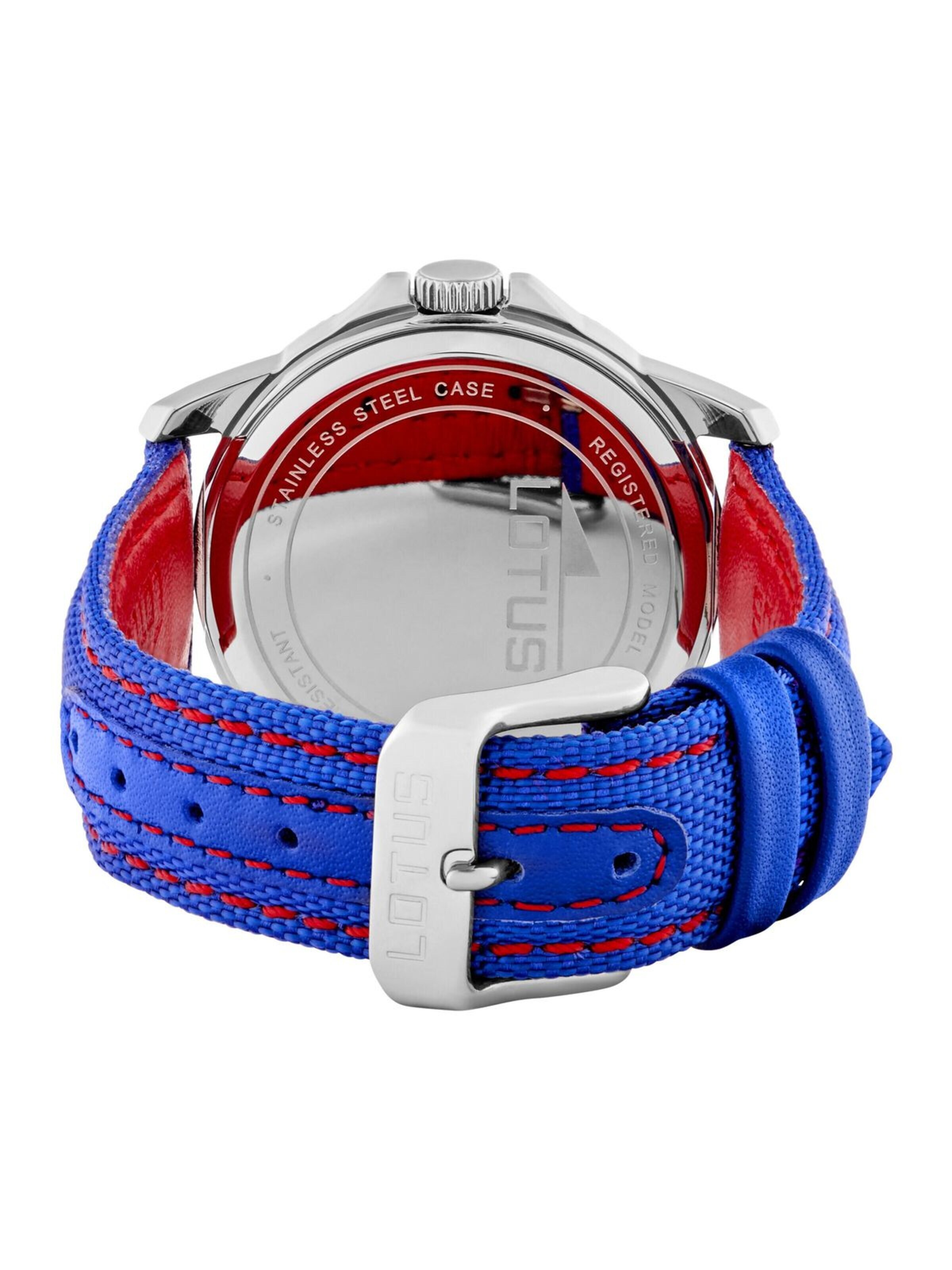 Montre à affichage analogique 'Junior Collection' Lotus en bleu